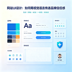 长治建站-网站UI设计：如何用视觉语言传递品牌信任感